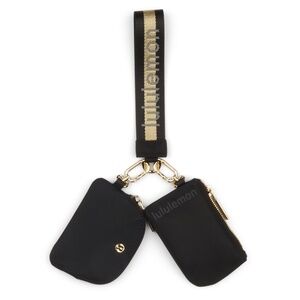 NWT Lululemon Dual Pouch Wristlet Wordmark